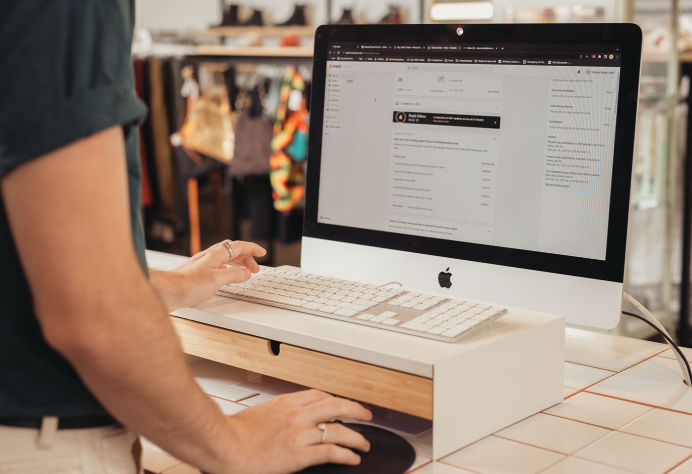 Mutual Muse uses Shopify integration with Pin Payments for their online store.